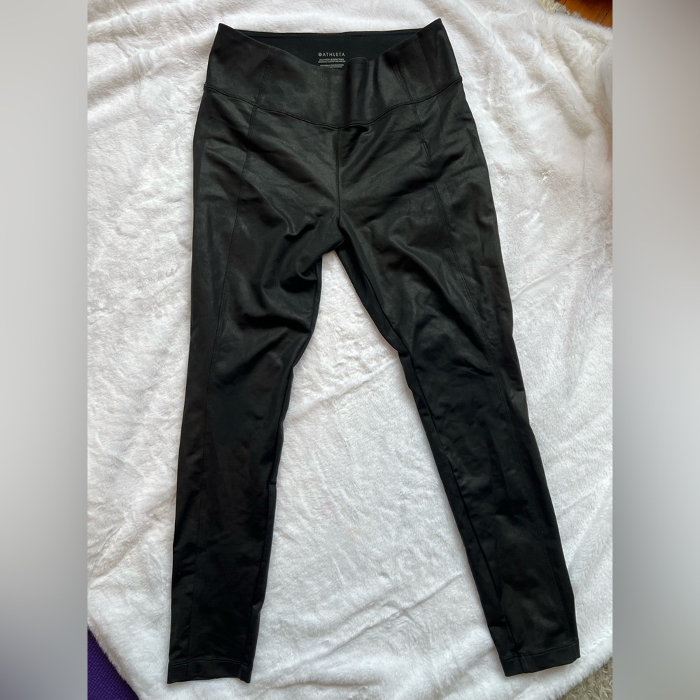 Athleta Delancey Gleam Black Leggings